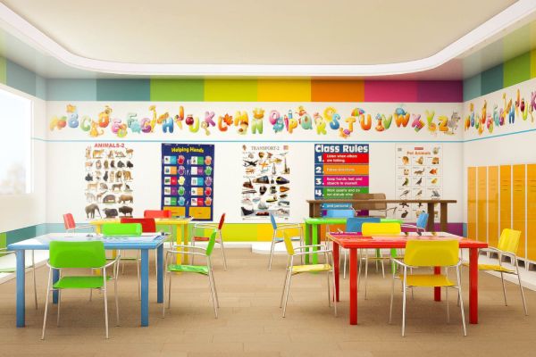 A child-centred kindergarten classroom by BRB