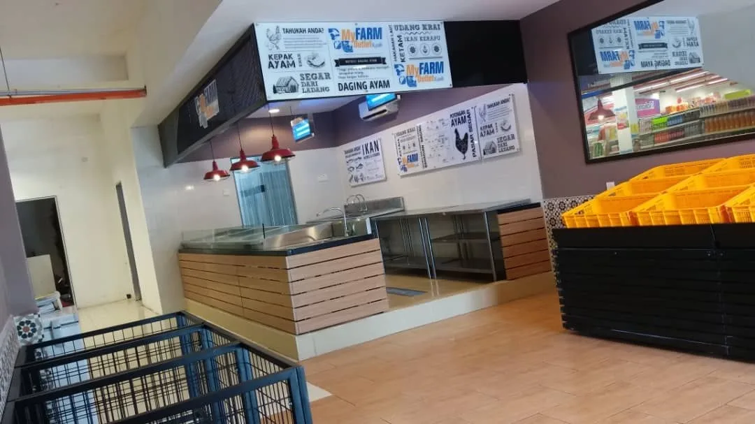 Fresh Mart Kiosk Interior Design & Build, Guar Chempedak