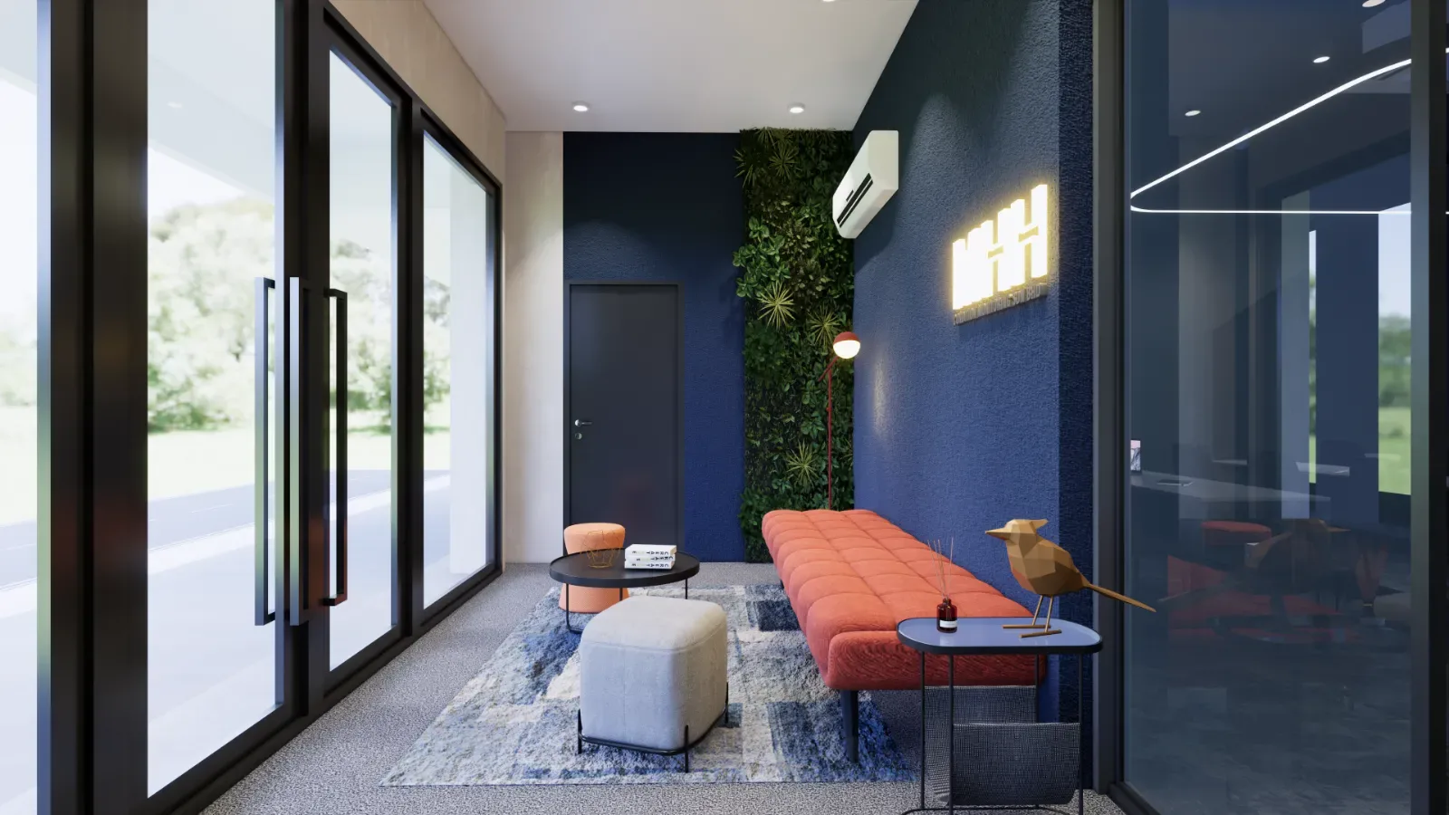 Interior Design & Build Office Renovation - Industrial Training Room, Pengerang