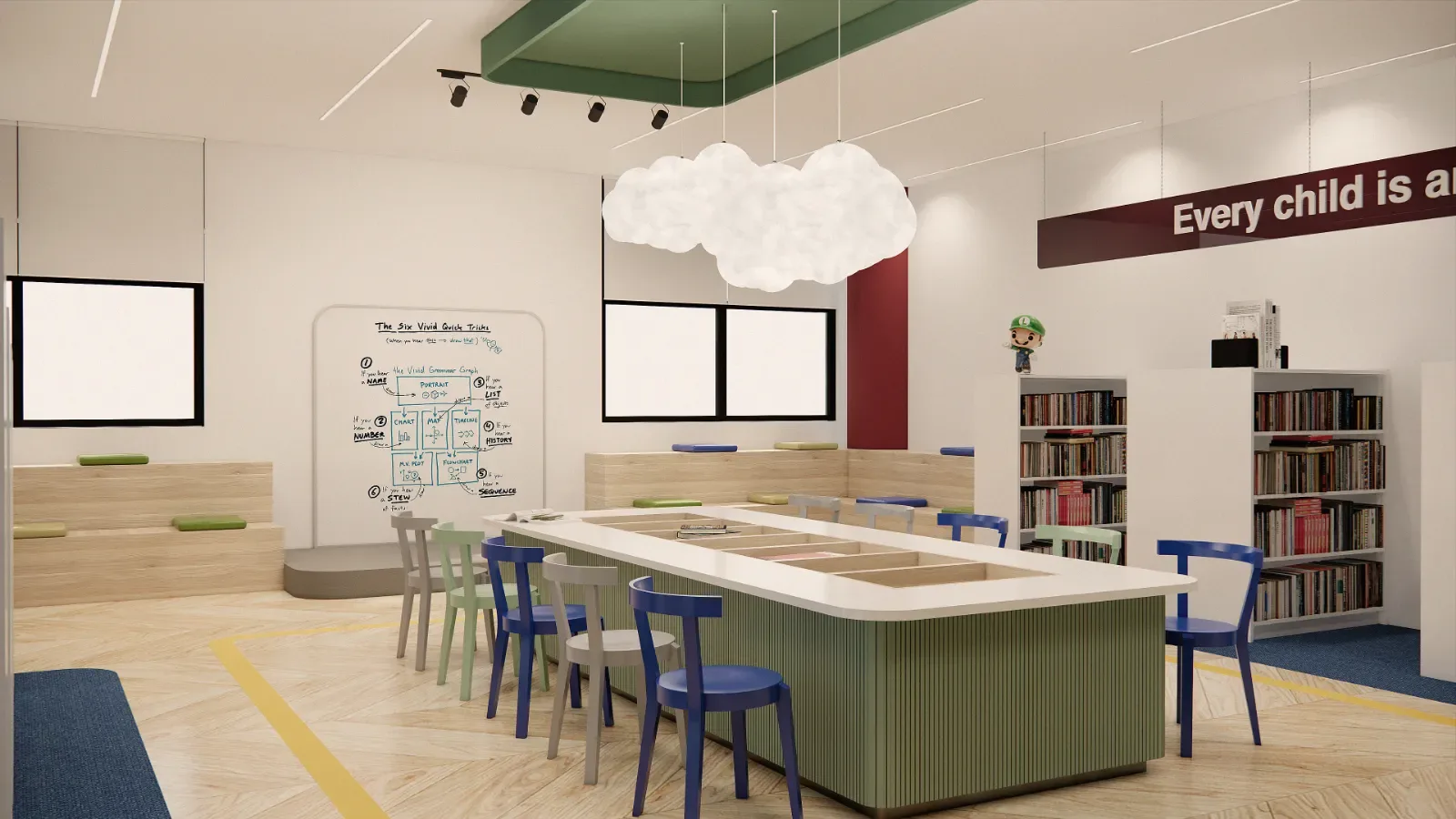Library Interior Design & Build, Damansara