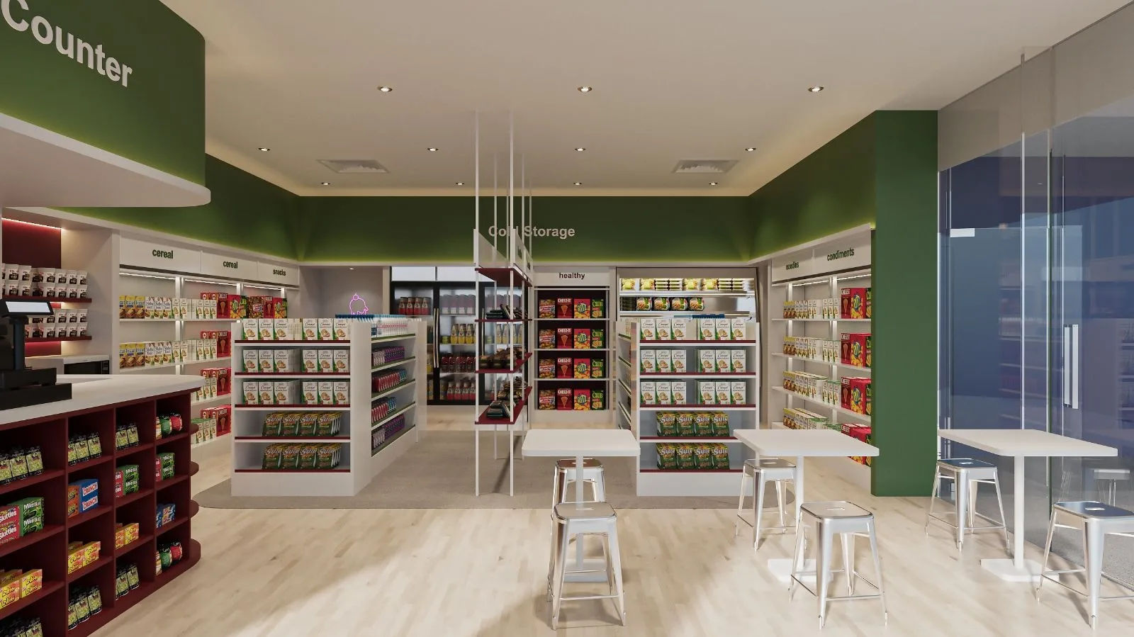 Mini Mart Interior Design & Build, Department of Statistics Malaysia