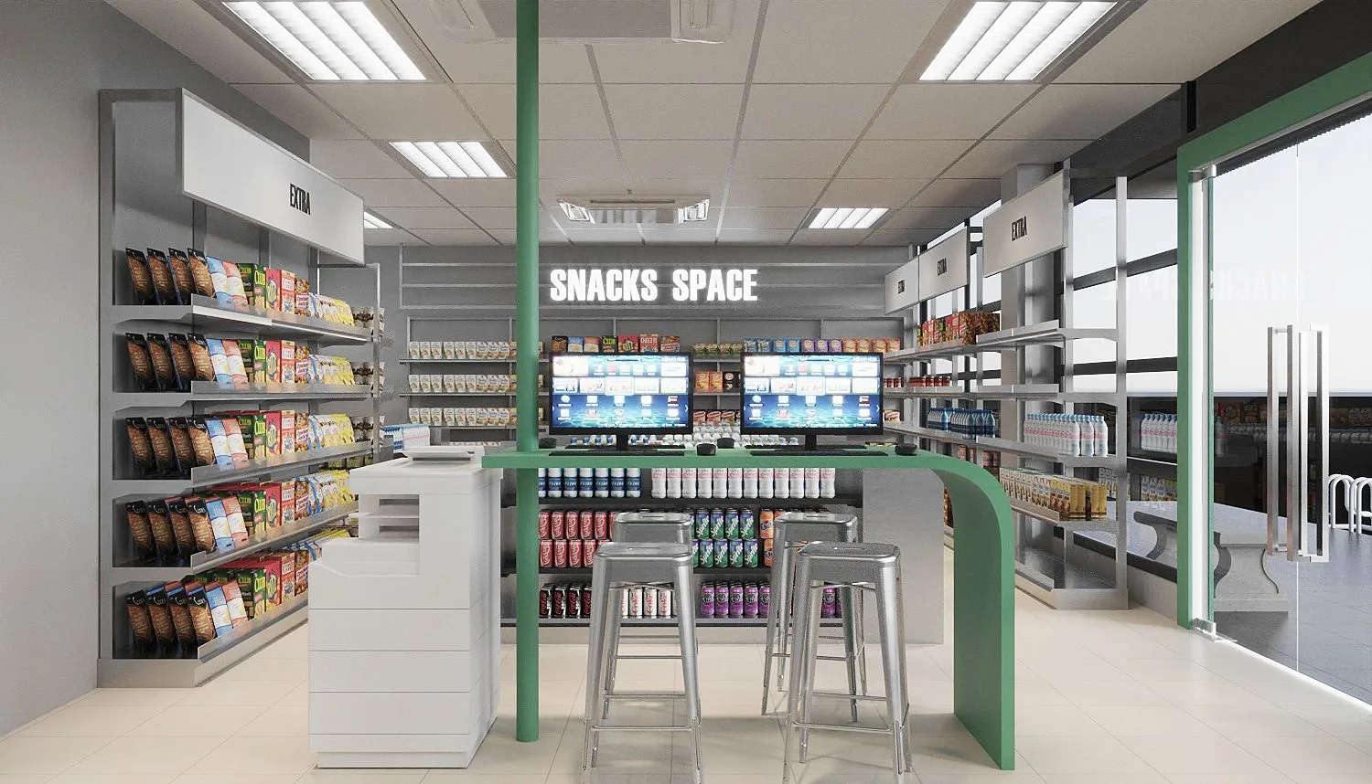 Mini Mart Malaysia Interior Design & Build, Gambang