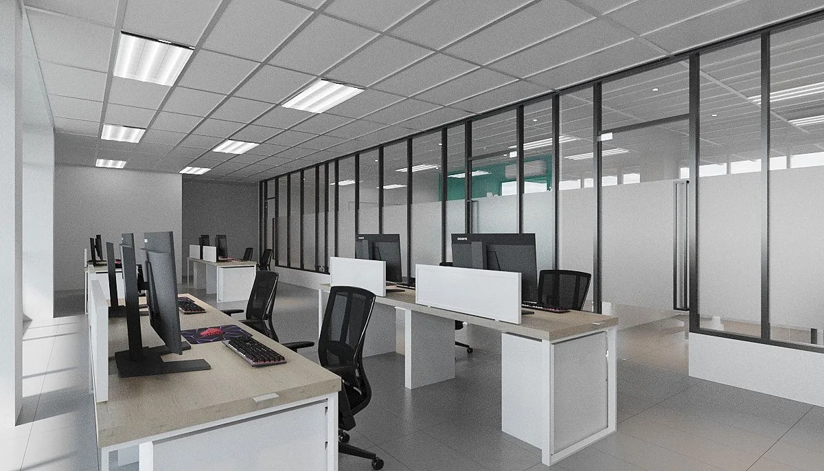Office Interior Design & Build - Oil Refinery Office, Kapar